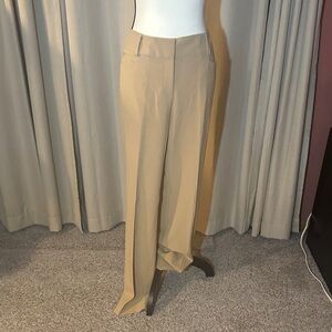 New York & Company Beige Wide-Leg Pants